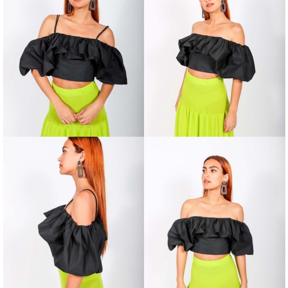 Carla Off-Shoulder Ulla Johnson Ruffle Top